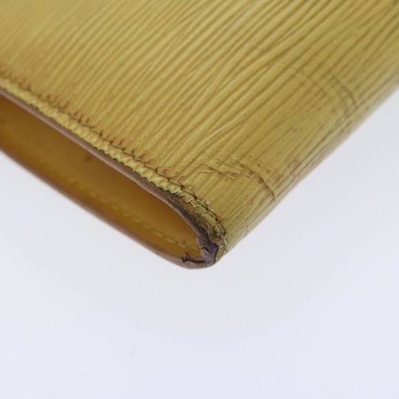 LOUIS VUITTON Epi Pochette Accessoires Pouch Yellow M52989 LV Auth 93680 - Picture 15 of 16